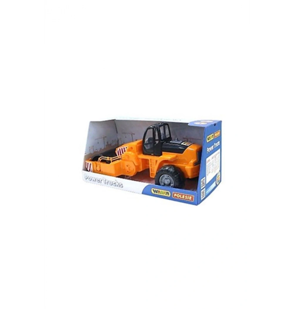 36773 Yol Silindiri Kutuda Power Trucks Road Roller Polesie