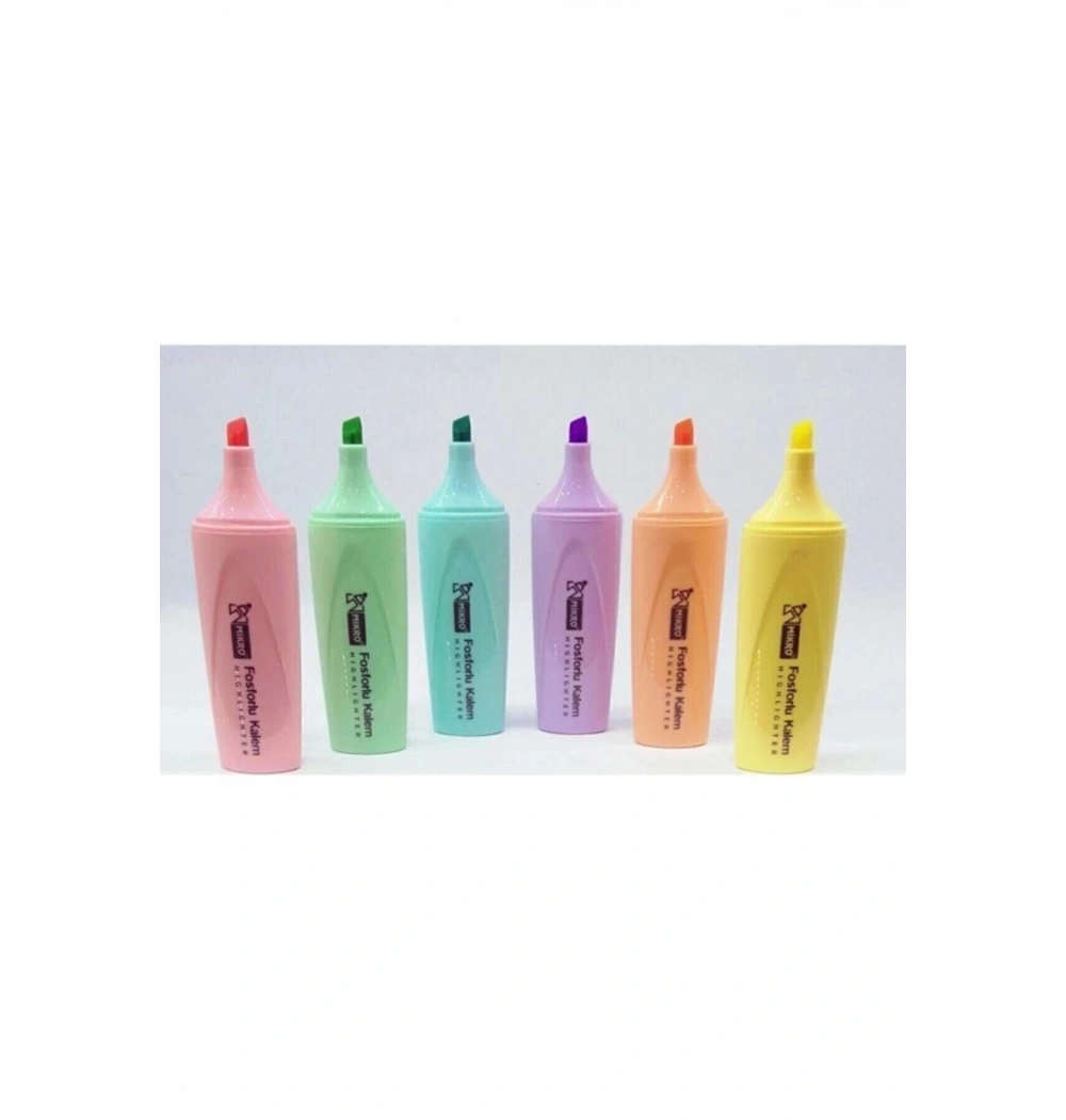 Mikro Pastel Fosforlu Kalem Mk-605P