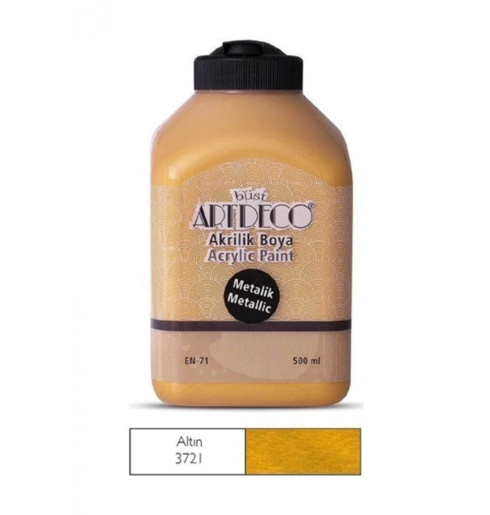 Lisans Artdeco Metalik Akrilik Boya Gold 500 Ml 71L-3721