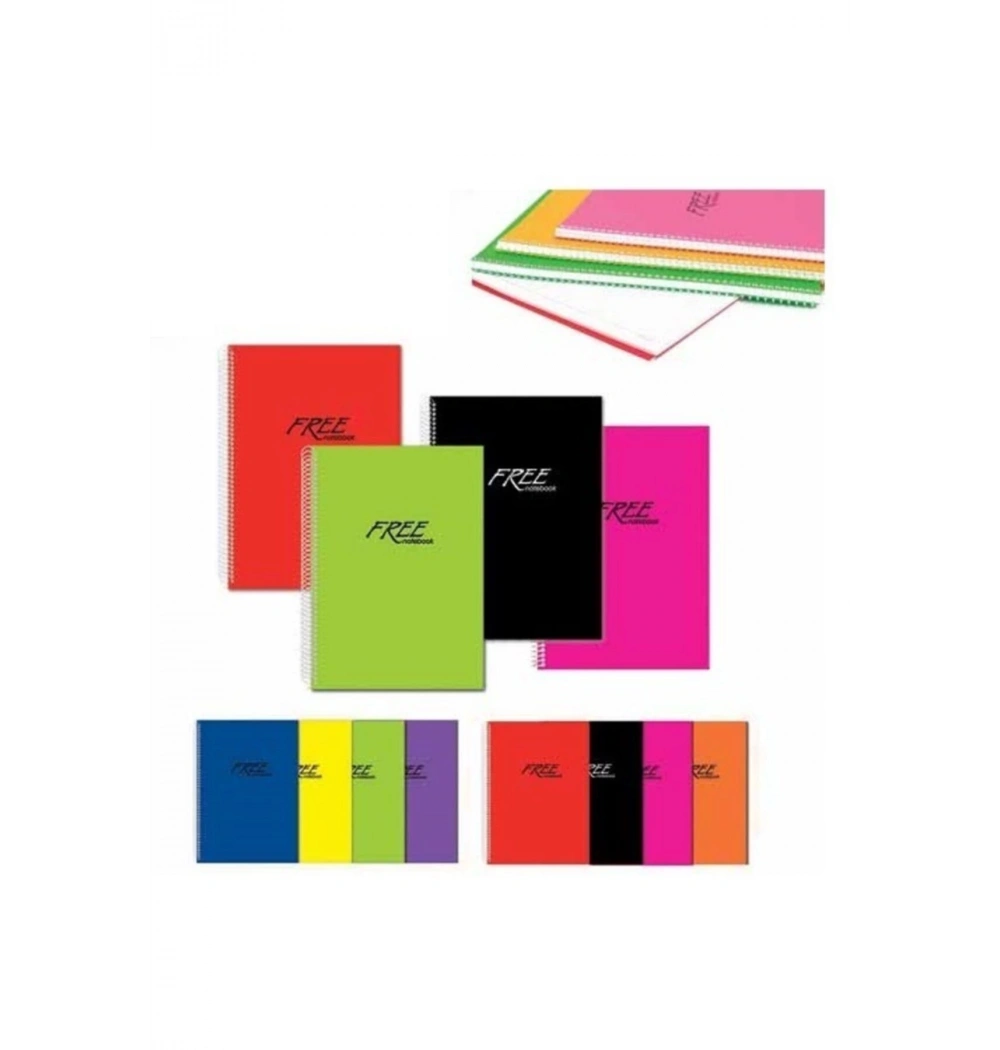 Keskin Color A4 100 Yp. Kareli Pp Kapak Free Defter