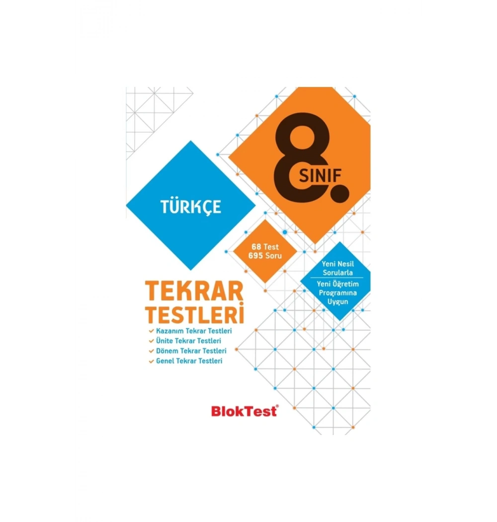 Bloktest 8.Sınıf Türkçe Tekrar Testleri