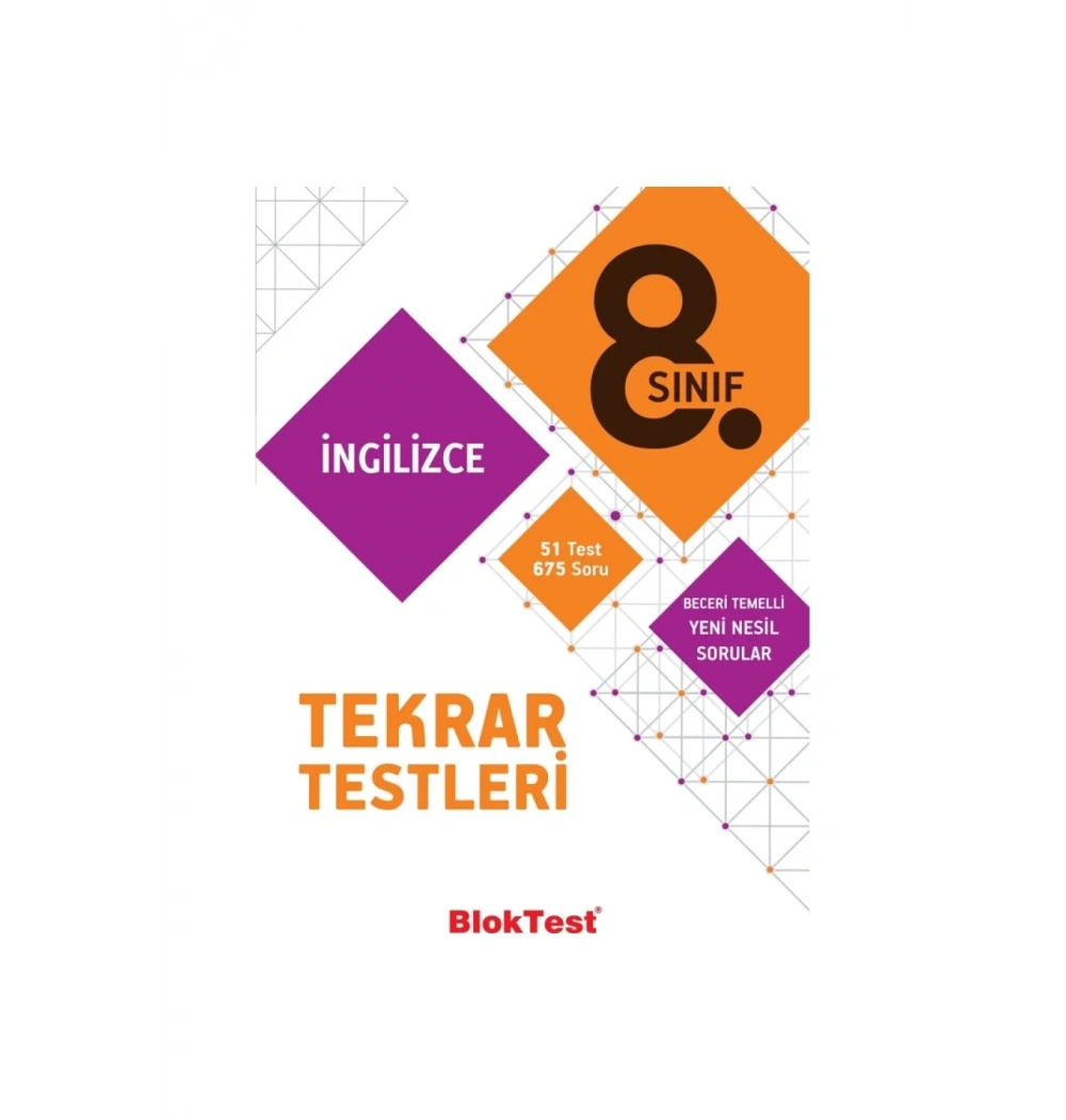 Bloktest 8.Sınıf İngilizce Tekrar Testleri