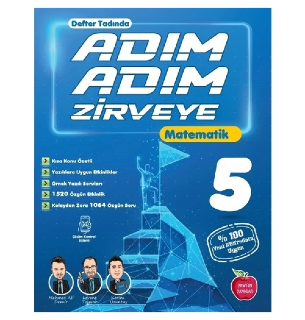 Newton 5.Sınıf Matematik Adım Adım Zirveye Defter Tadında