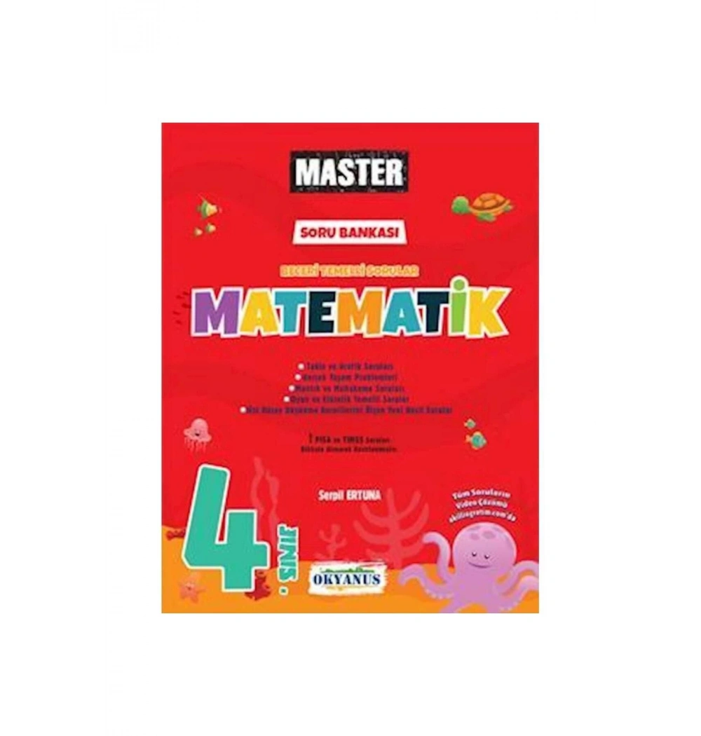 Okyanus 4.Sınıf Matematik Master Soru Bankası