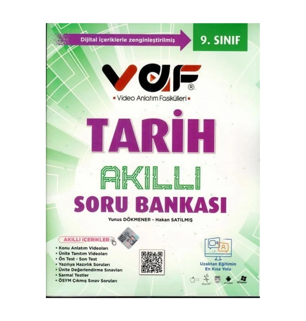 *Kampanya* Vaf 9.Sınıf Tarih Akıllı Soru Bankası