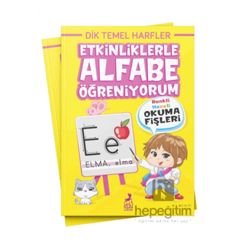 Etkinliklerle Alfabe Öğreniyorum Ren Çocuk
