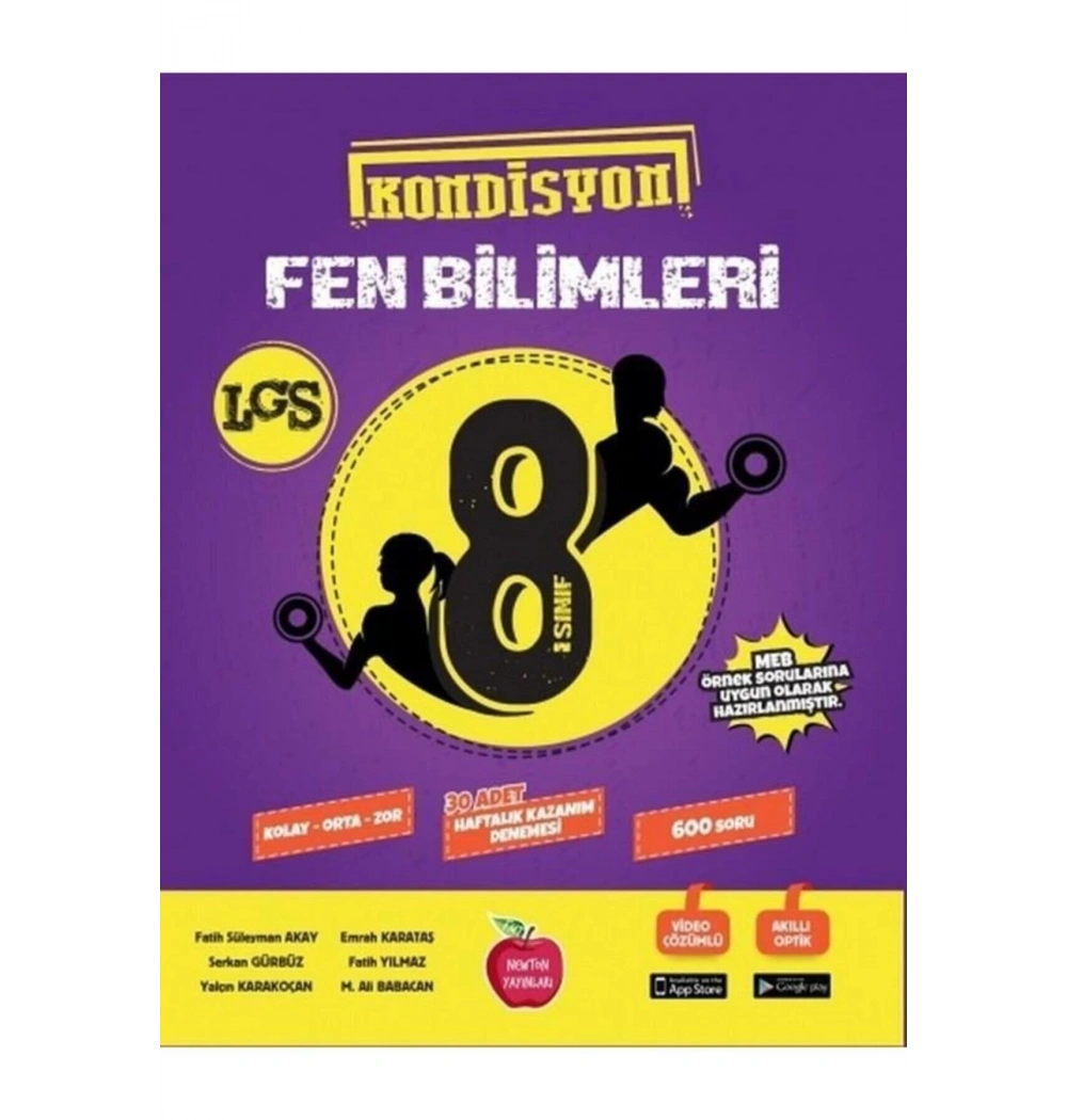 Newton 8.Sınıf Fen Bilimleri Kondisyon 30 Deneme
