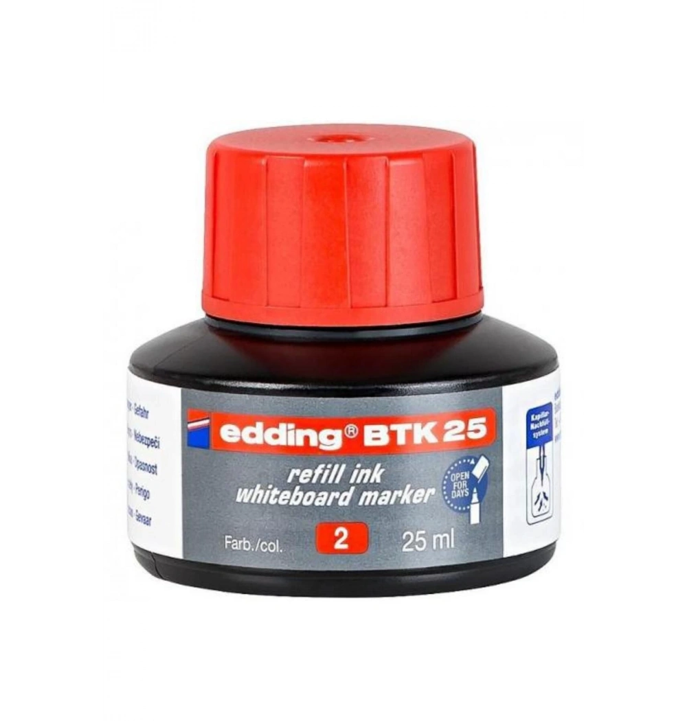 Edding E-Btk 25 Board Marker Mürekkep Kırmızı Kod: Edbt2502