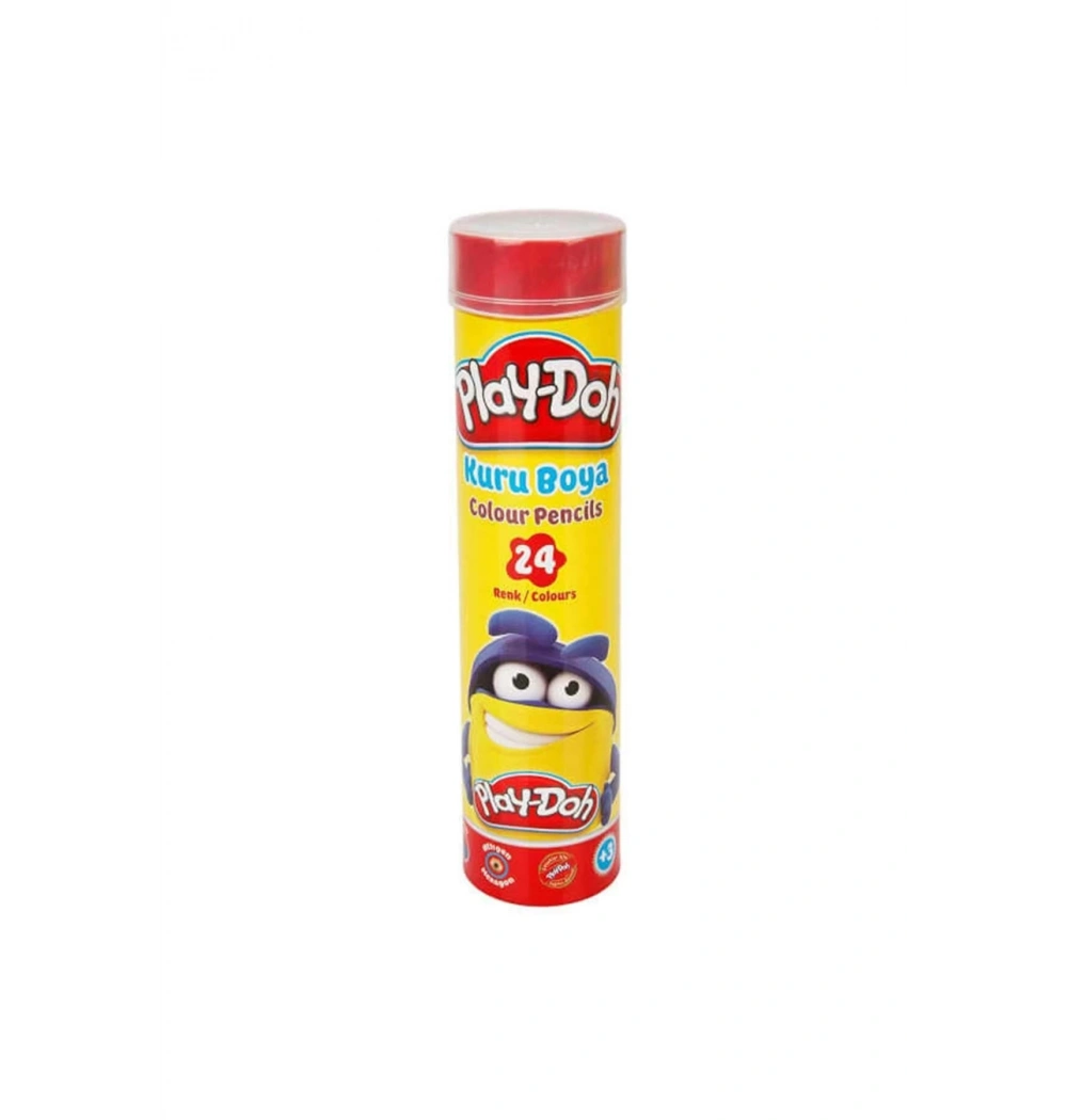 Play-Doh Kuru Boya Kalemi 24 Renk Tüp Ku007