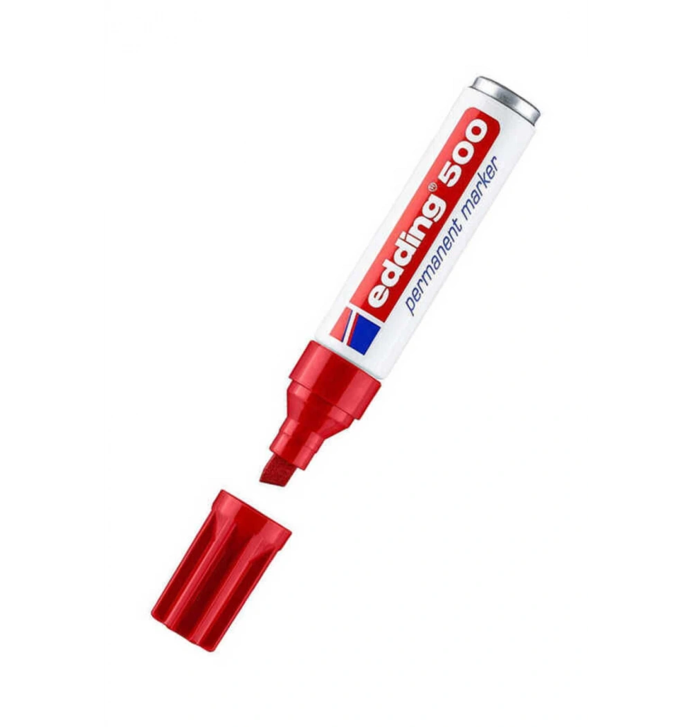 Edding 500 Permanent Marker Kırmızı