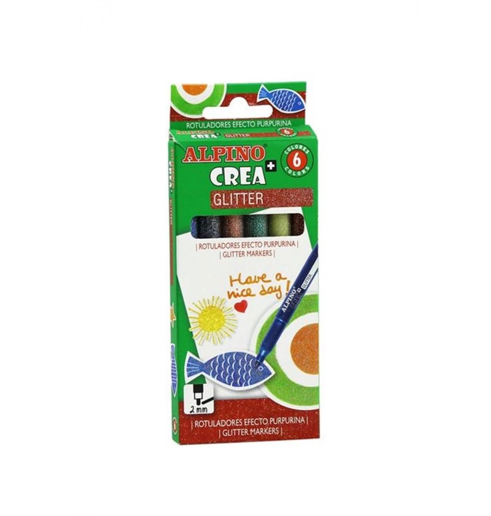 Alpino Simli Keçeli Kalem 6 Renk Ar 000178