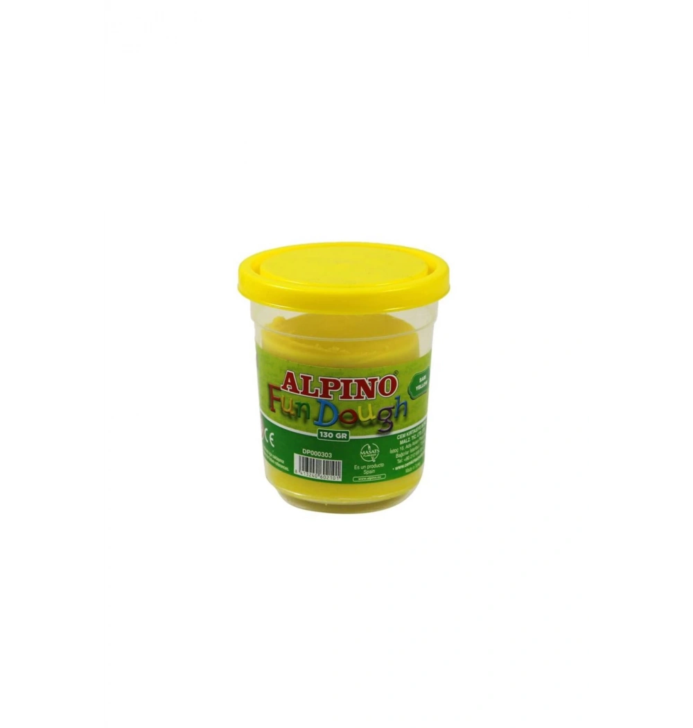 Alpino 130 Gr Oyun Hamuru Sarı Tekli Dp000303