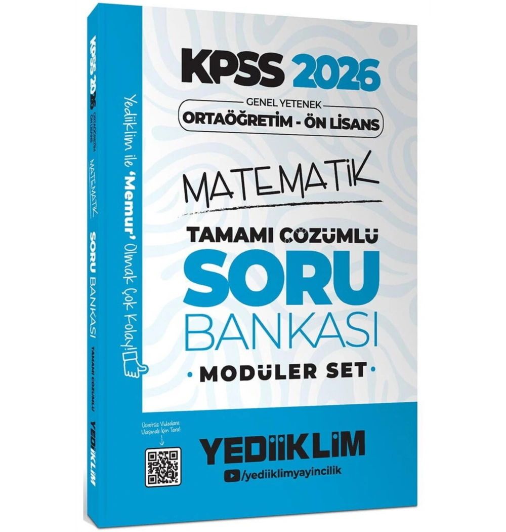 Kpss 2026 Gy Ortaöğretim Önlisans Çözümlü Soru Bankası Modüler Set 5 Li