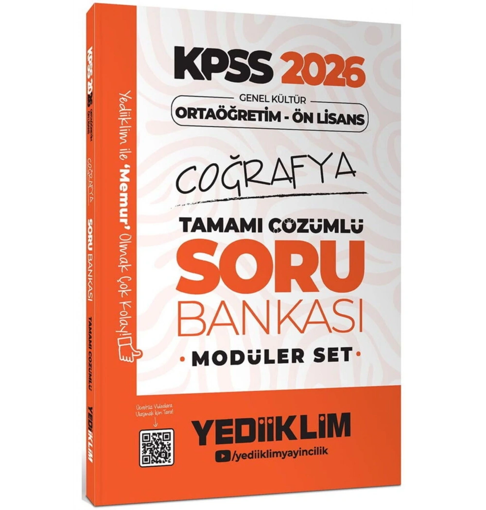 Kpss 2026 Gy Ortaöğretim Önlisans Çözümlü Soru Bankası Modüler Set 5 Li