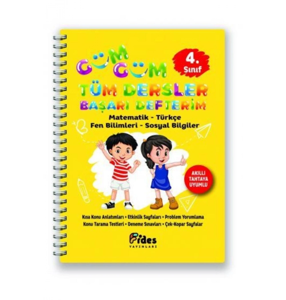 Fides 4.Sınıf Tüm Dersler Güm Güm Başarı Defterim