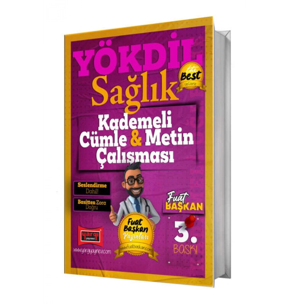 Yargı 2025 Yökdil Sağlık Kademeli Cümle Metin Çalışması