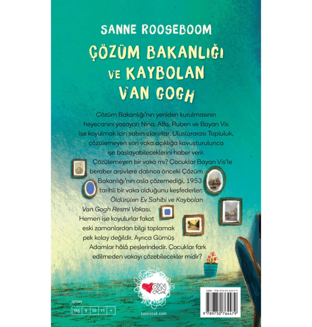 Çözüm Bakanlığı Ve Kaybolan Van Gogh Sanne Rooseboom Can Yayın