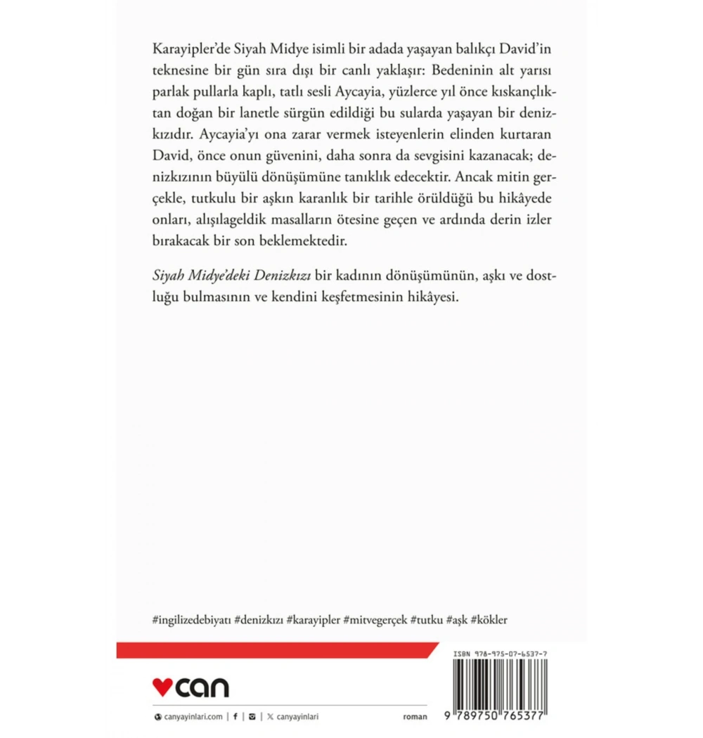Siyah Midyedeki Deniz Kızı Monıoue Roffey Can Yayın