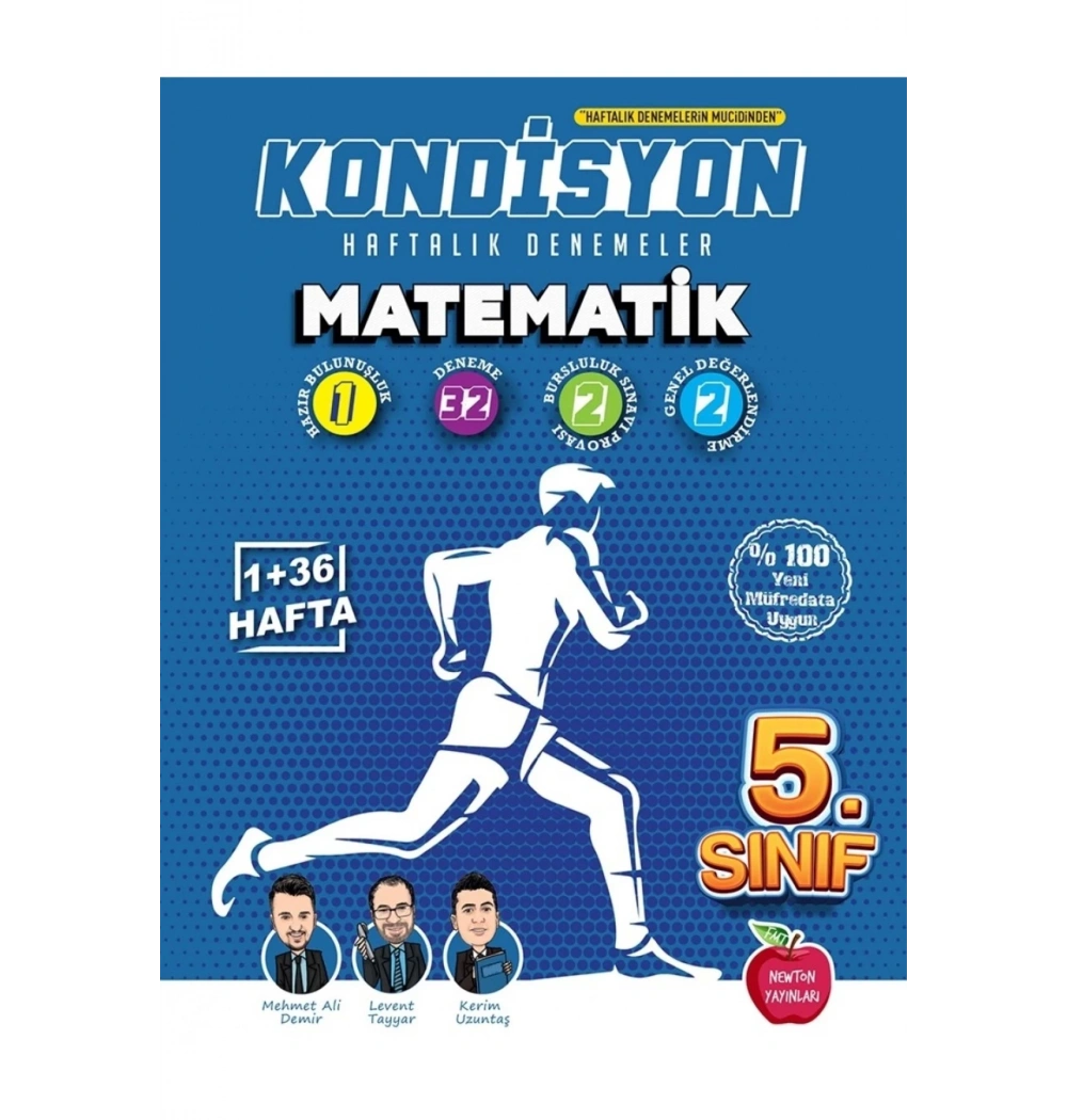 Newton 5.Sınıf Matematik Kondisyon Haftalık Kazanım Denemeleri