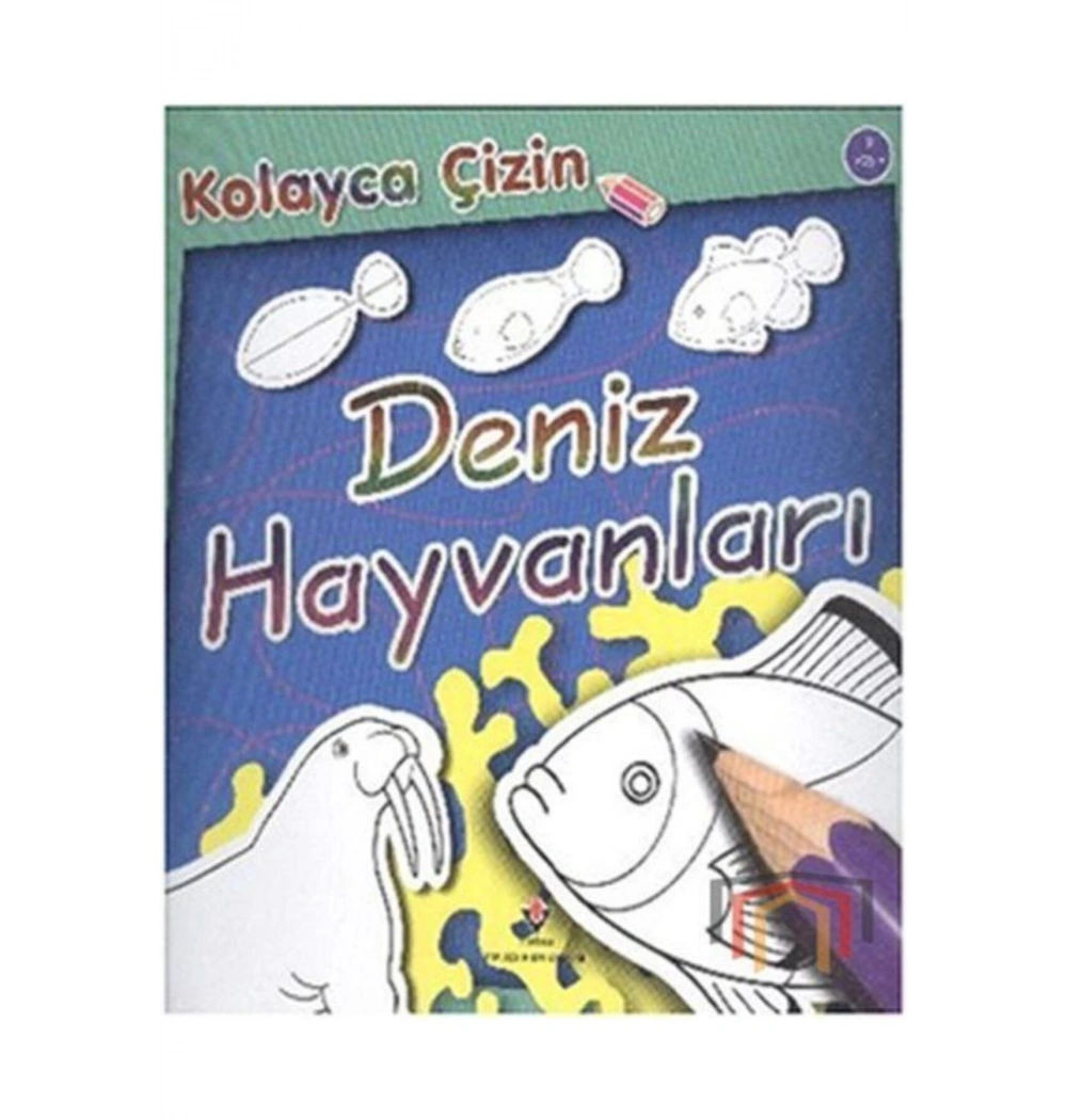 Kolayca Çizim.Deniz Hayvanları 7+Yaş    Tüb
