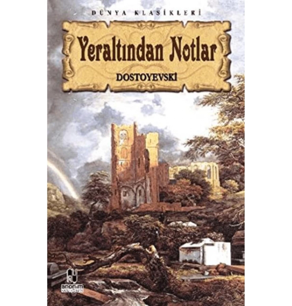 Yeraltindan Notlar. Dostoyevski̇- Anoni̇M