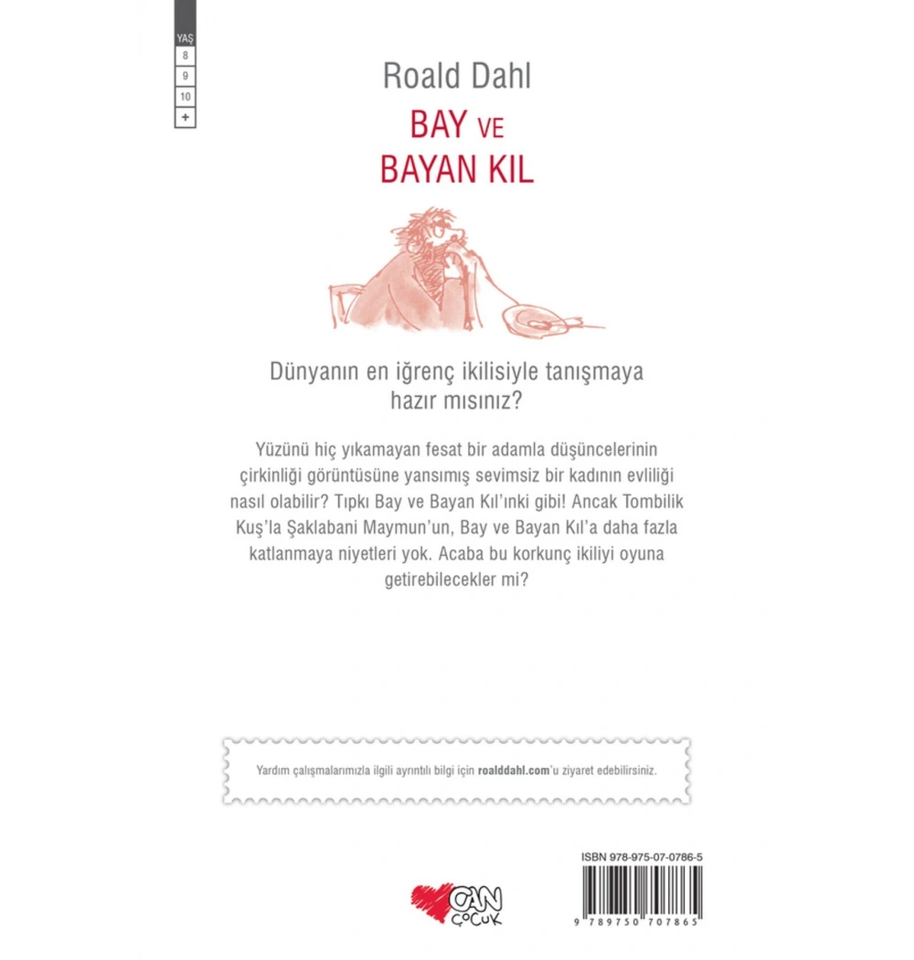 Bay Ve Bayan Kıl Roald Dahl / Can Yay.