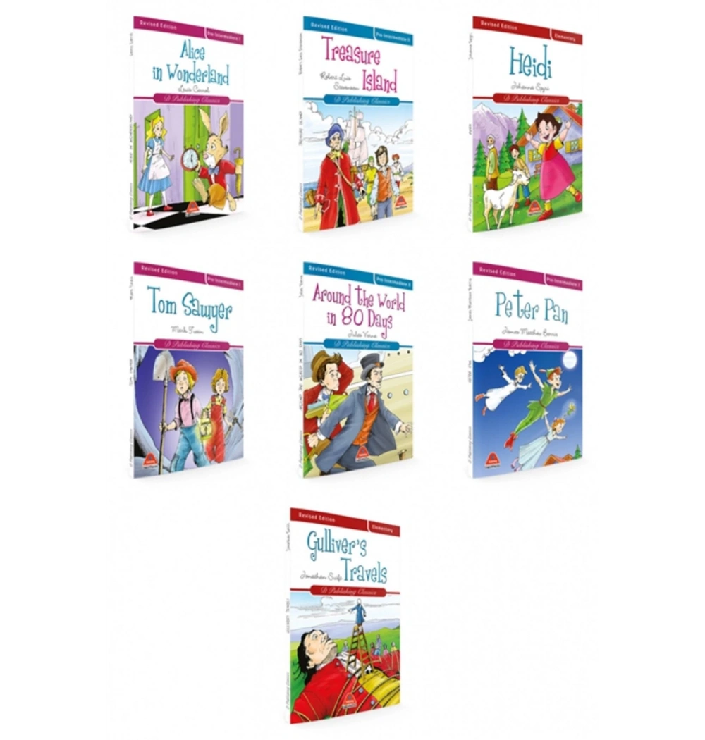 Renkli İngilizce Klasikler 7 Kitap - Damla