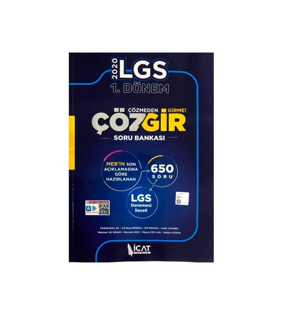 İcat Lgs 1.Dönem Genel Tekrar Soru Bankası