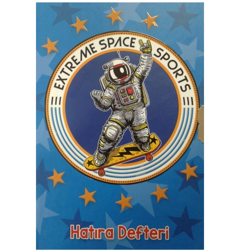 Çınar Defter Kilitli Hatıra Defteri Astronot 55001