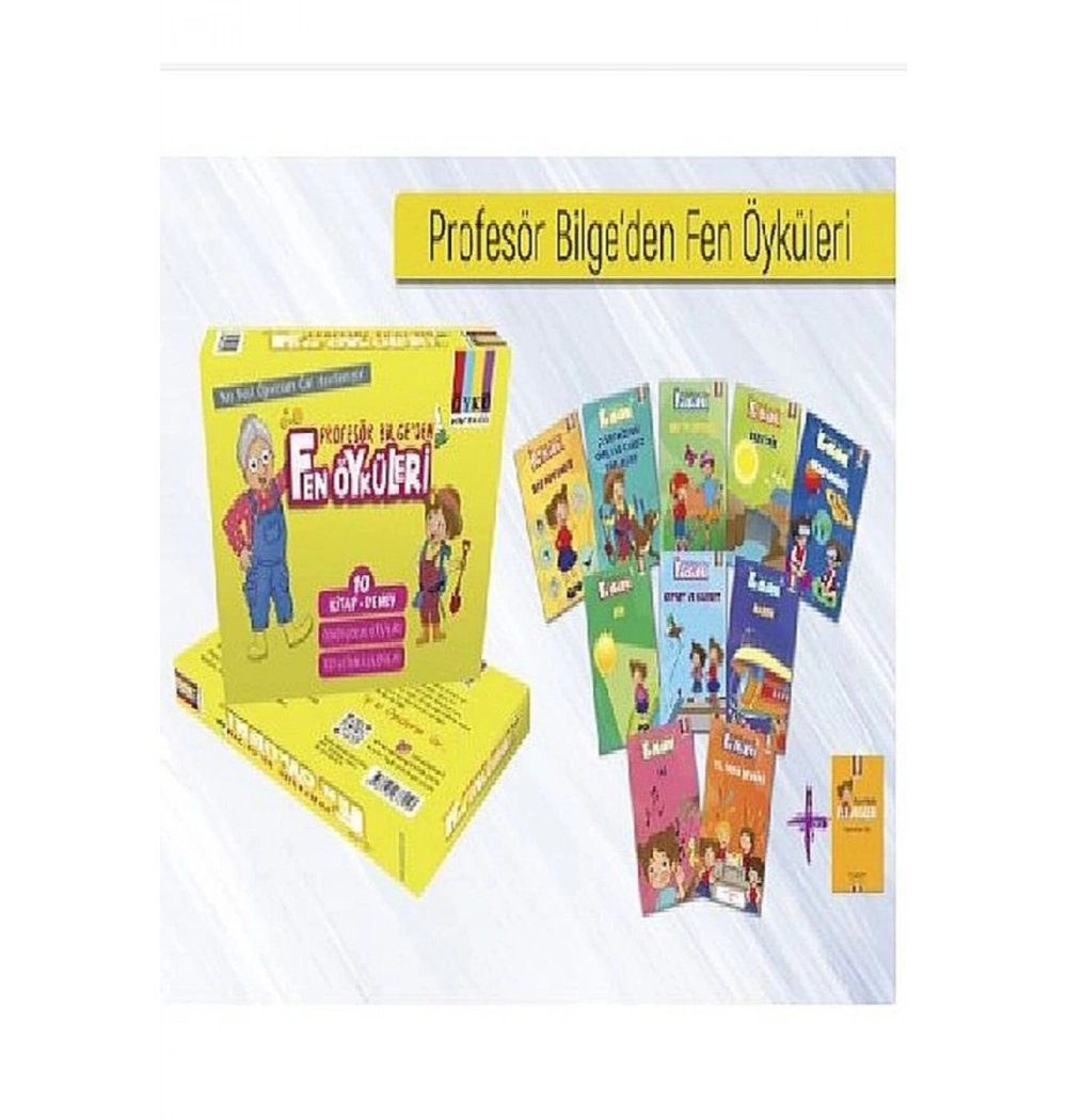 Profesör Bilgeden Fen Öyküleri 10 Kitap Set  Ötkü Yayın