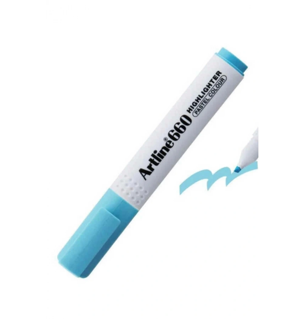 Artlıne Ek-660N Fosforlu Kalem Pastel Mavi