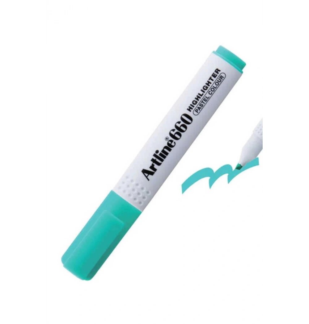 Artlıne Ek-660N Fosforlu Kalem Pastel Yeşil