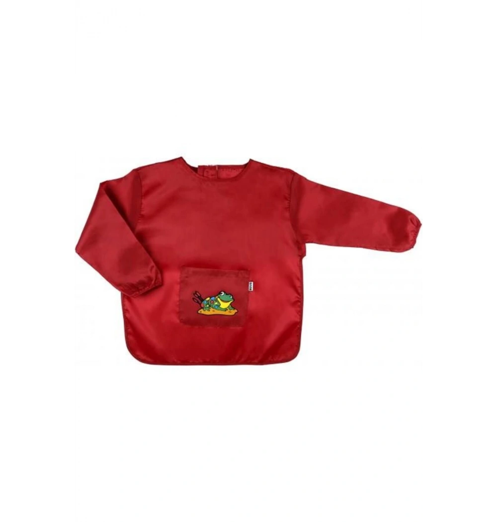 Nova Color Çalışma Boyama Önlüğü Kırmızı  Nc-4107 Kı