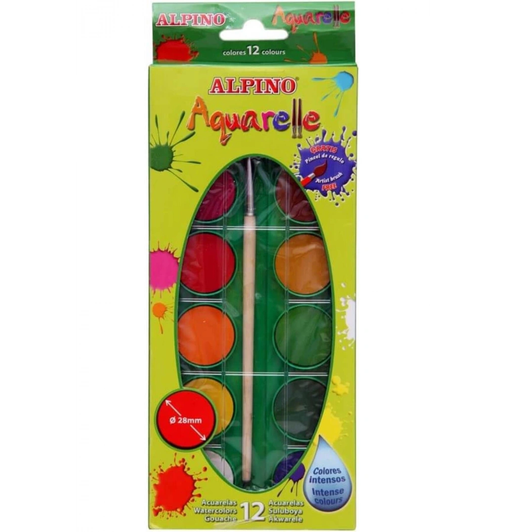 Alpino Suluboya 12 Renk     Aq-01
