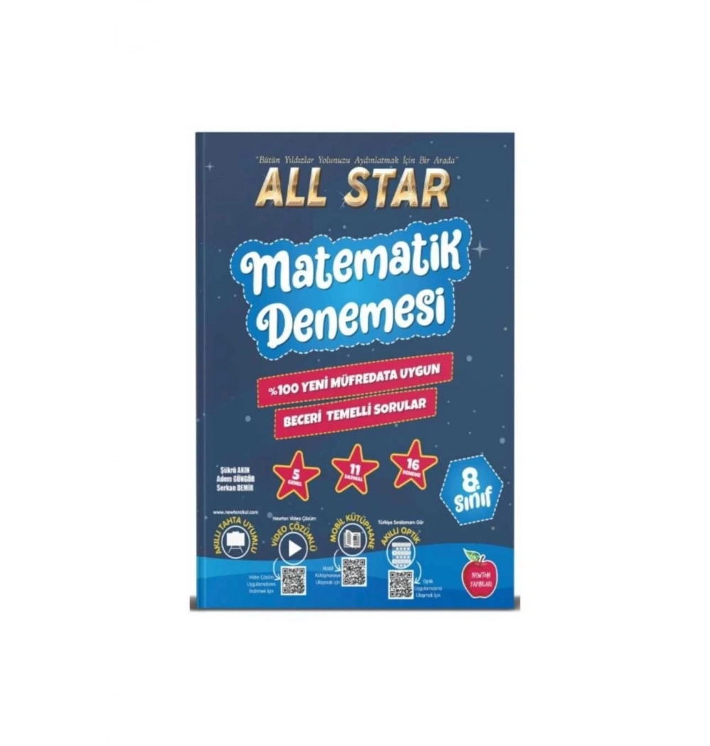 Newton 8.Sınıf Allstar Matematik 16 Deneme