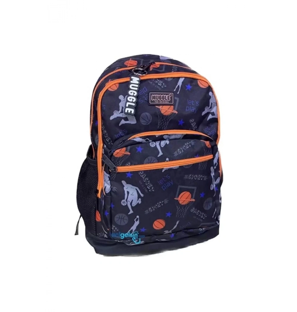 Muggle Mu-0440 Ot - Basket Siyah Okul Çantası