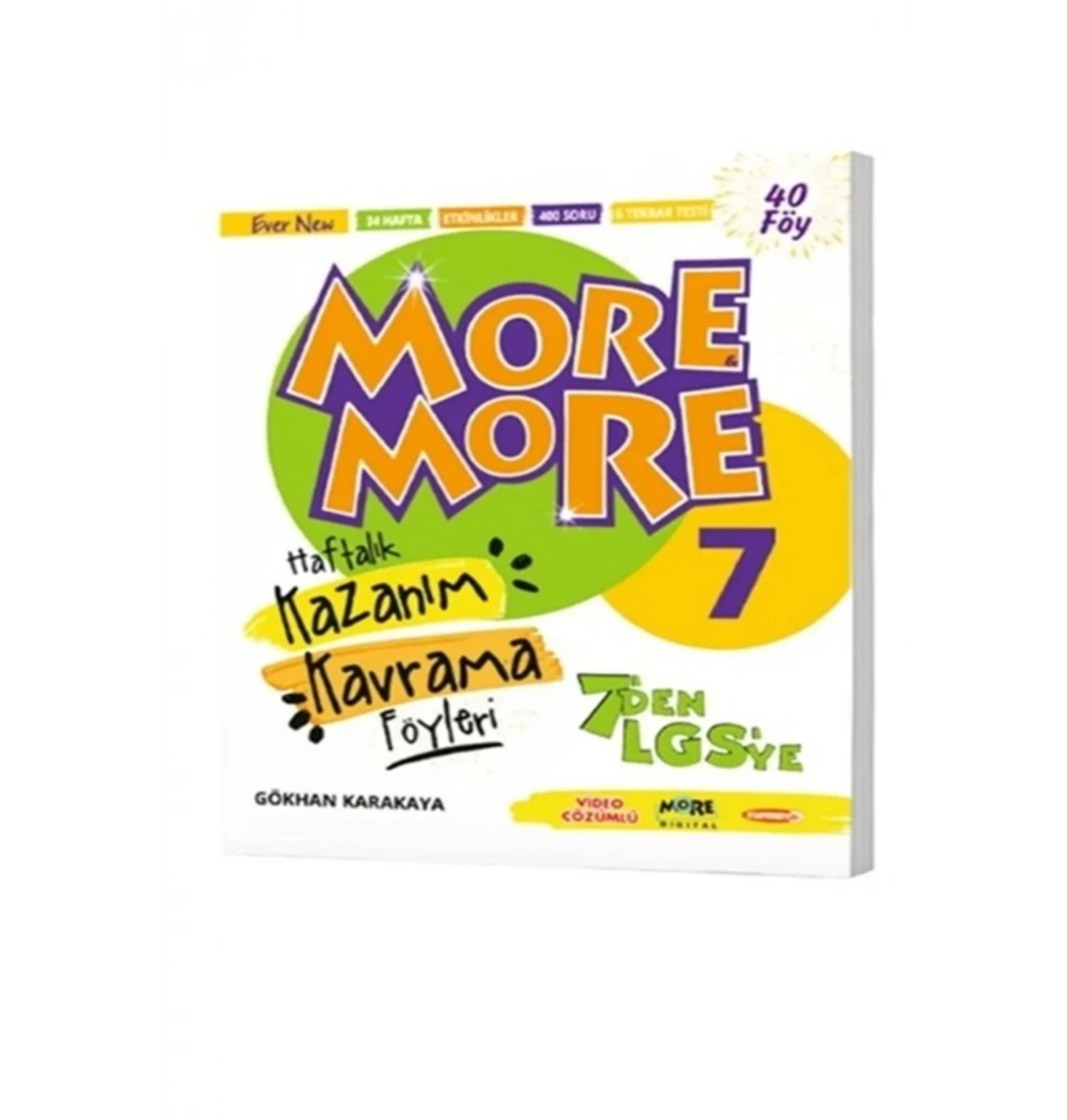 7.Sınıf More More Haftalık Kazanım Föy