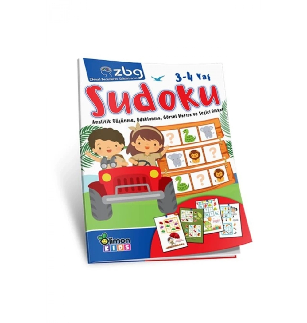 Zbg  Sudoku 3-4 Yaş  Limon Kıds