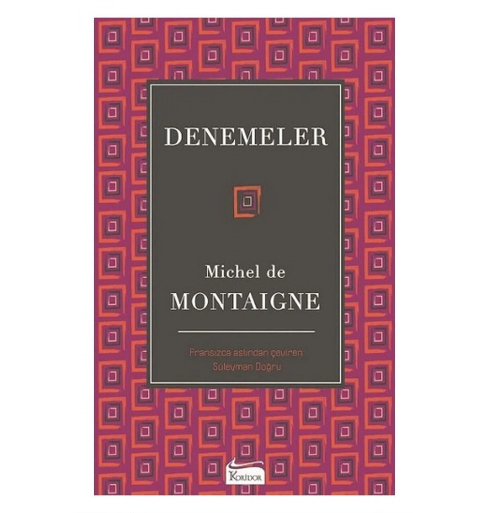 Denemeler Montaıgne Bez Ciltli Koridor