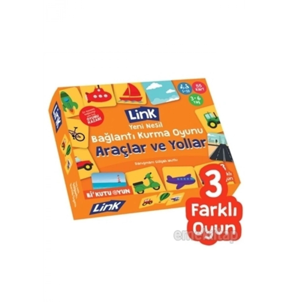 Link Yeni Nesil Bağlantı Kurma Oyunu Araçlar Ve Yollar 3-6 Yaş Bikutu Oyun