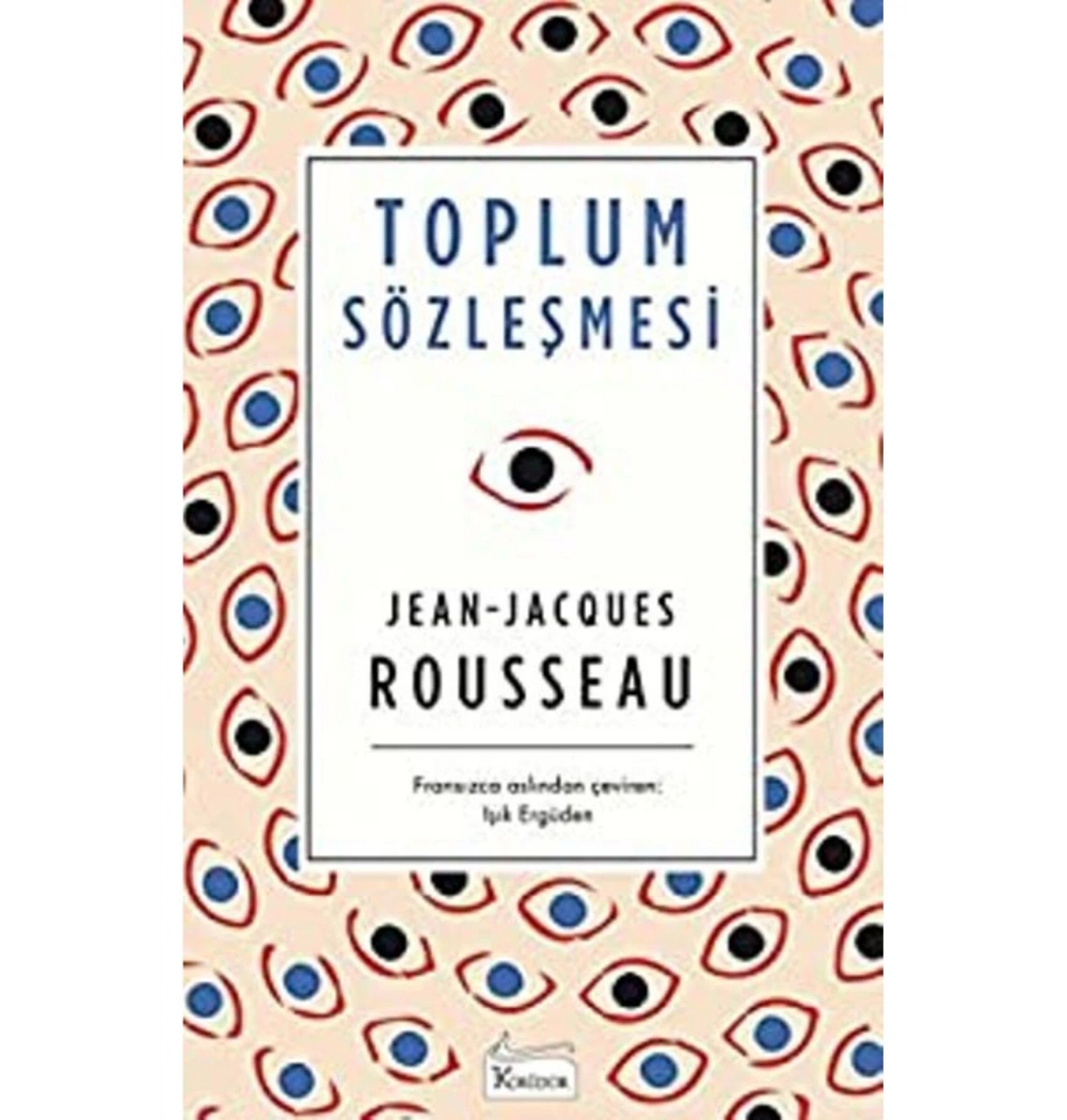 Toplum Sözleşmesi Jean Jacoues Rousseau Bez Cilt Koridor