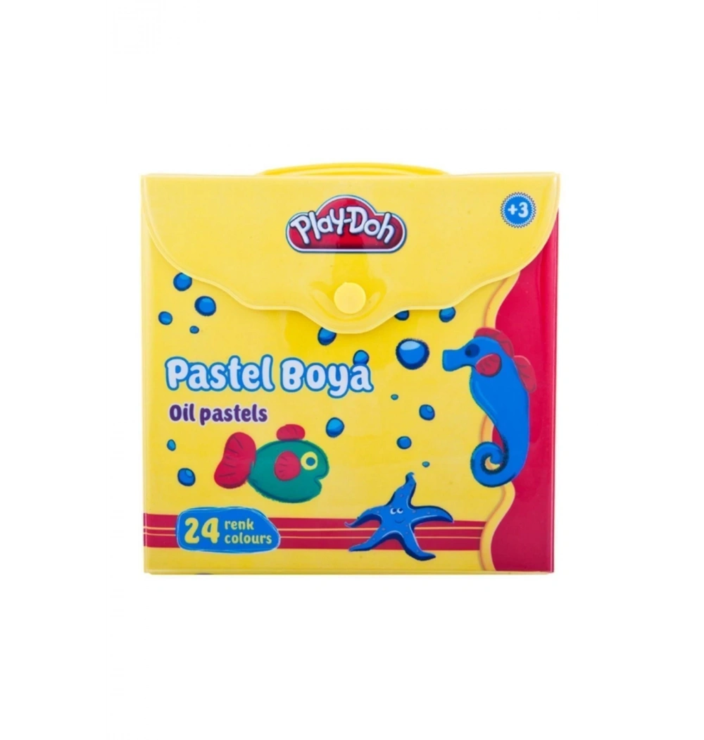 Play-Doh Pastel Boya Çantalı 24 Renk   Pa007