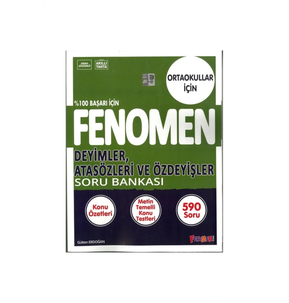 Fenomen 8.Sınıf Deyimler Atasözleri Özdeyişler Soru Bankası