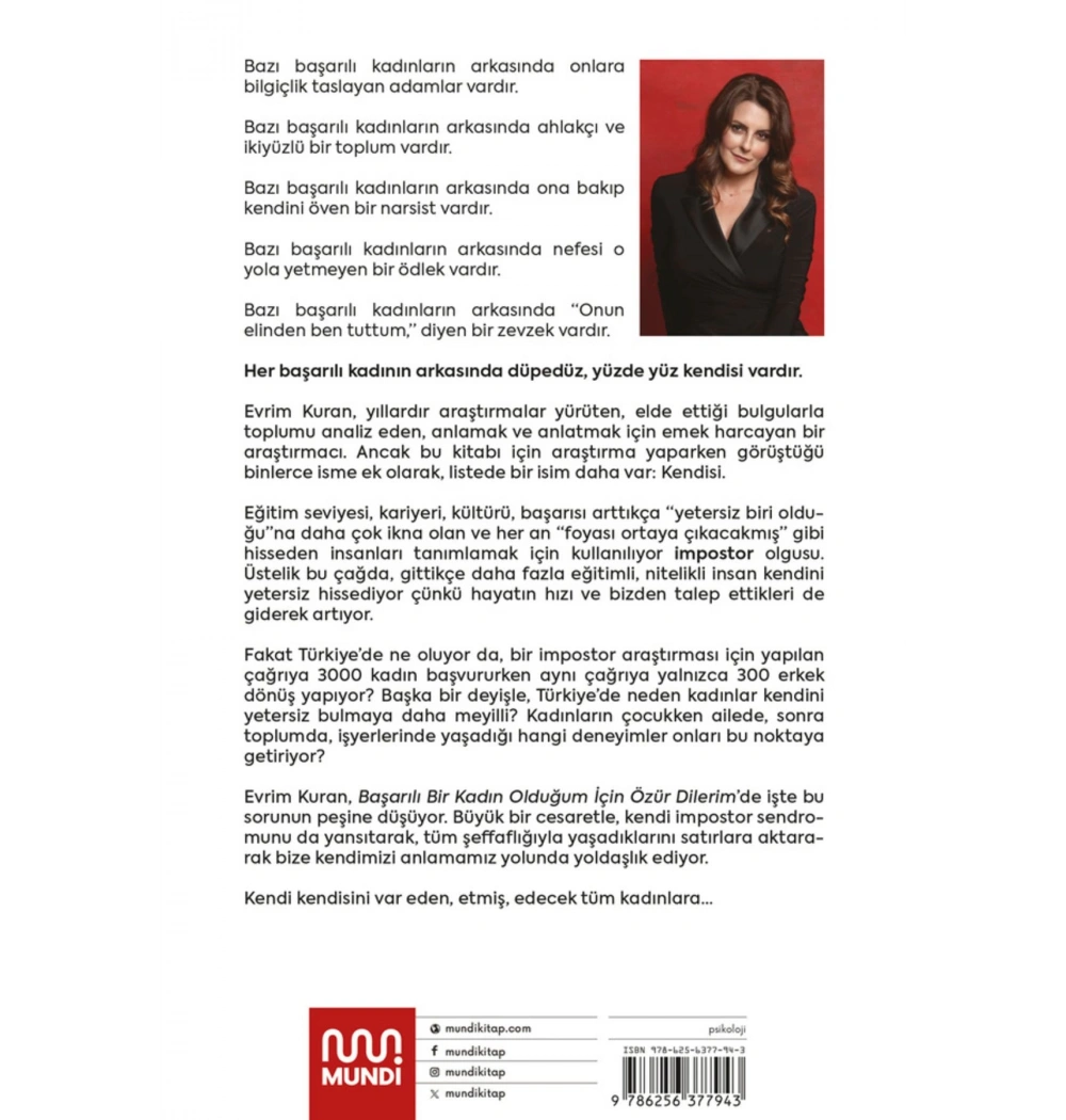 Başarılı Bir Kadın Olduğum İçin Özür Dilerim