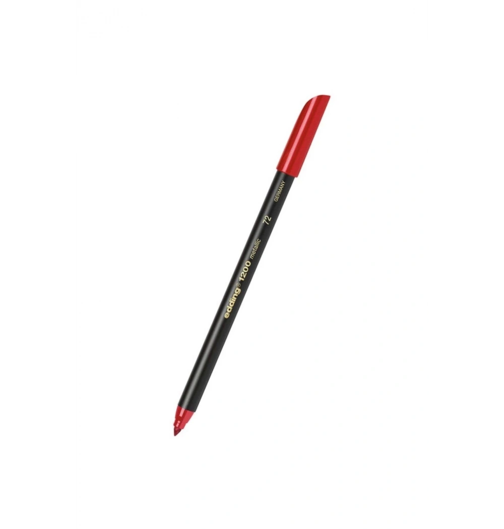 Edding 1200 Metalik Kalem Keçeli Kırmızı Kod: Ed120072