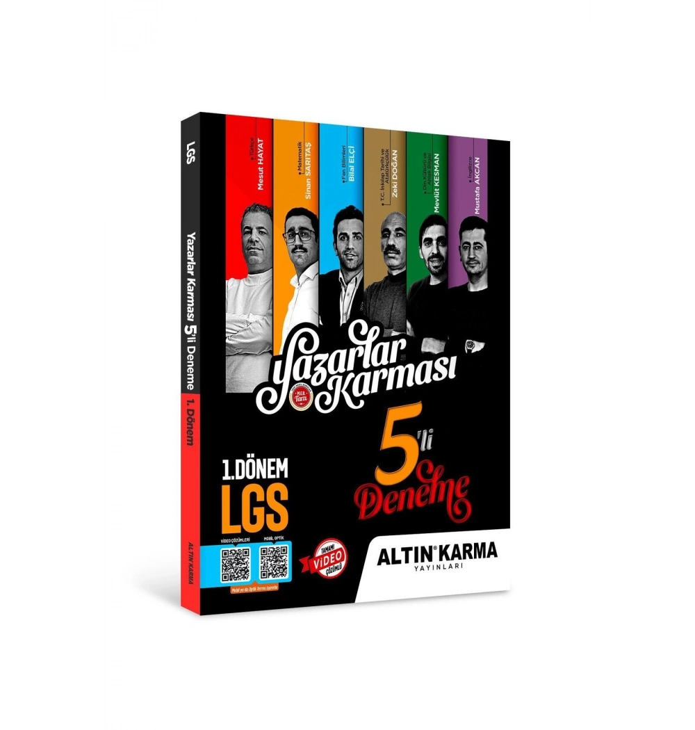 8. Sınıf 2025 Lgs 1.Dönem Yazarlar Karmasi 5 Li̇ Deneme Altinkarma