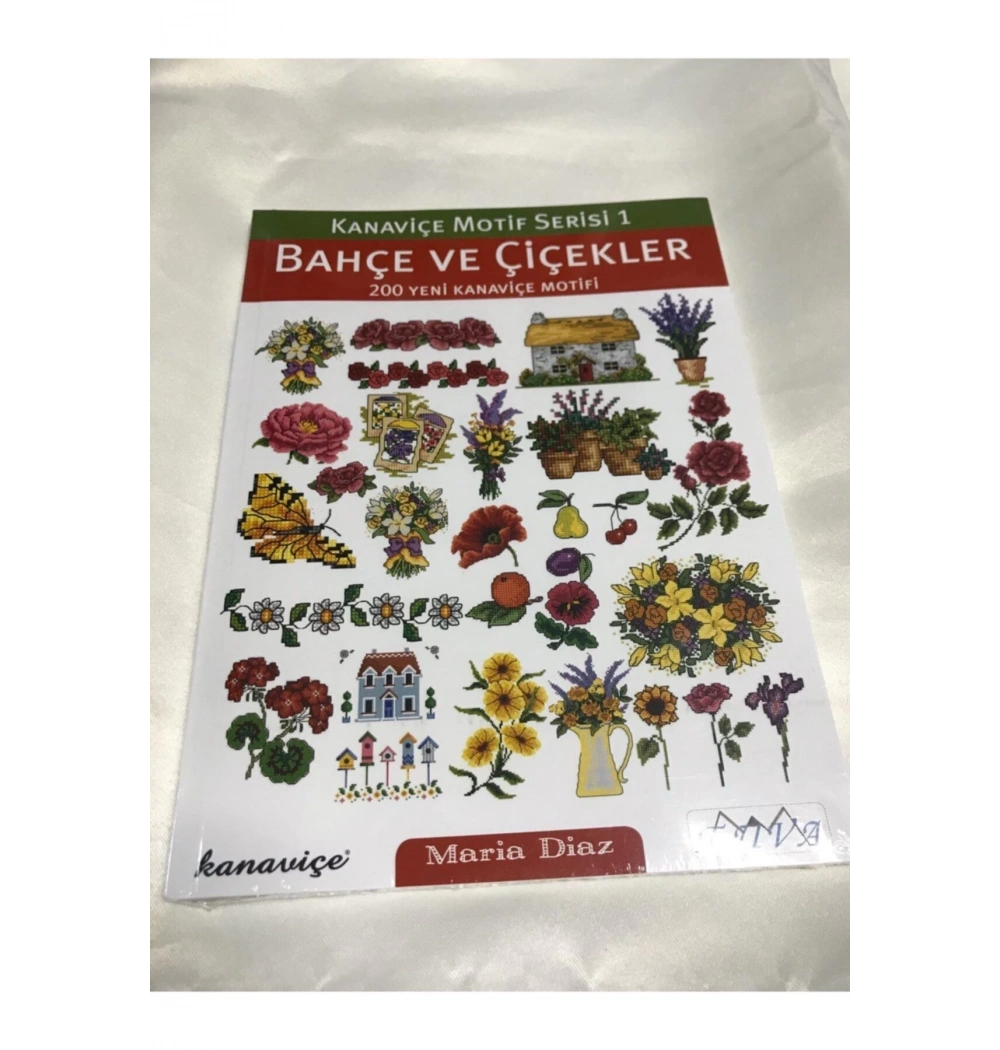Bahçe Ve Çiçekler Kanaviçe Motifleri Tuva Yayın