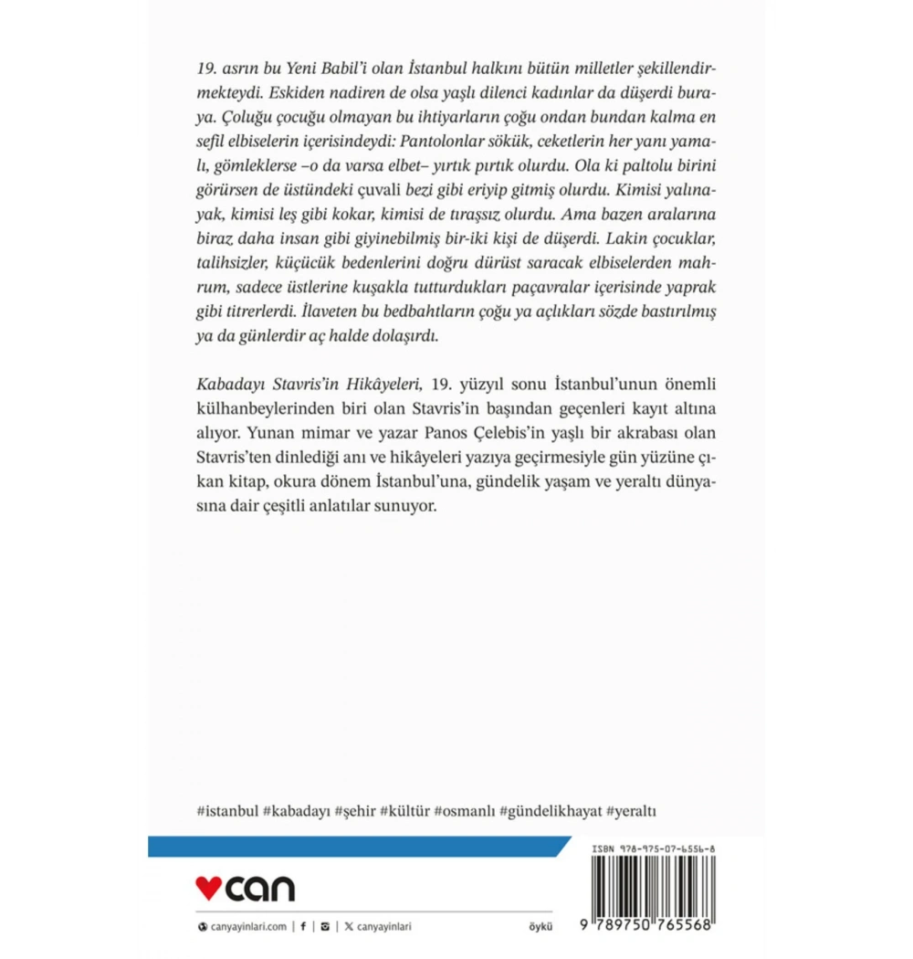 Kabadayı Stavrisin Hikayeleri  Panos Çelebis  Can Yayın