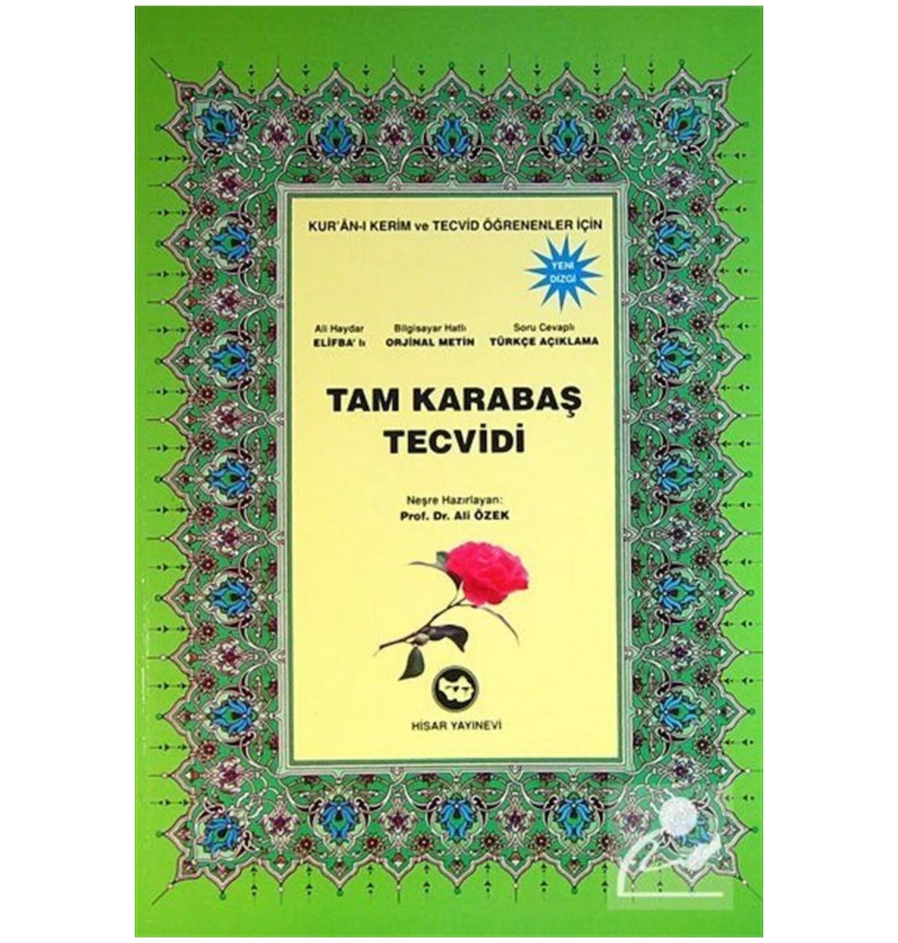 Sualli İzahlı Karabaş Tecvidi - Küçük Boy - Hisar Yayınevi