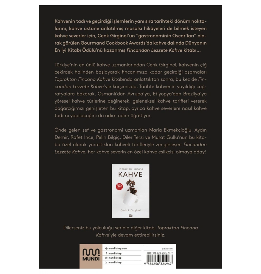 Fincandan Lezzete Kahve  Cenk Girginol  Mundi